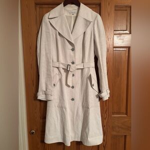 Women's Linen Trench Coat